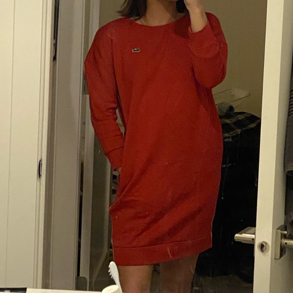 Lacoste sweater dress